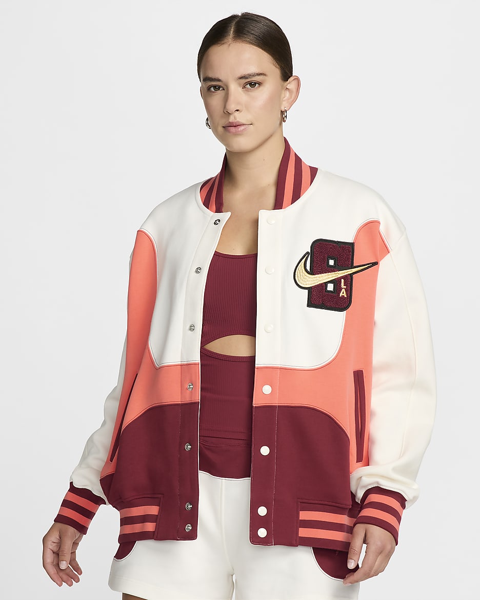 Nike air bomber jacket womens best sale